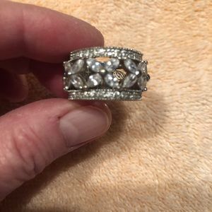 Sterling silver wedding band 6